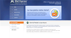 Desktop Screenshot of mailexpressposteprivate.it