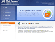 Tablet Screenshot of mailexpressposteprivate.it